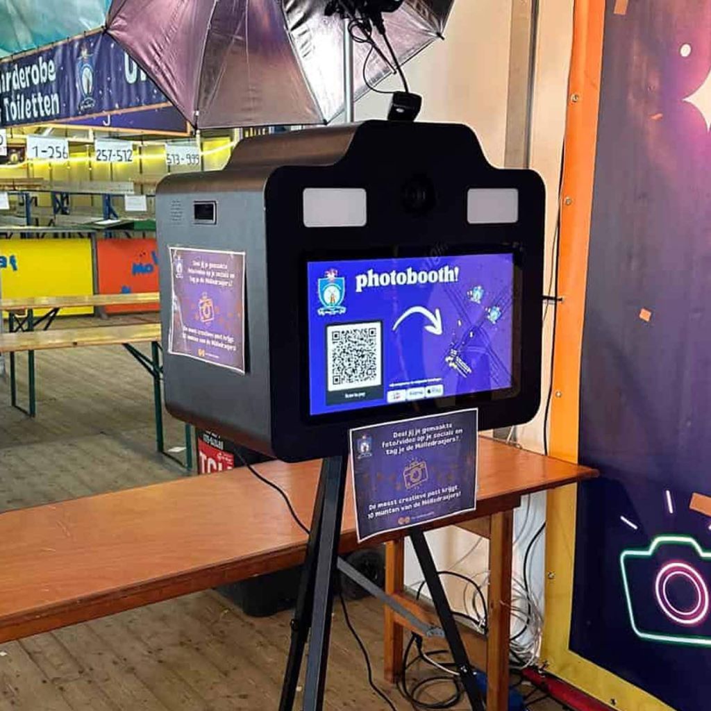 Plug en play photobooth op een evenement