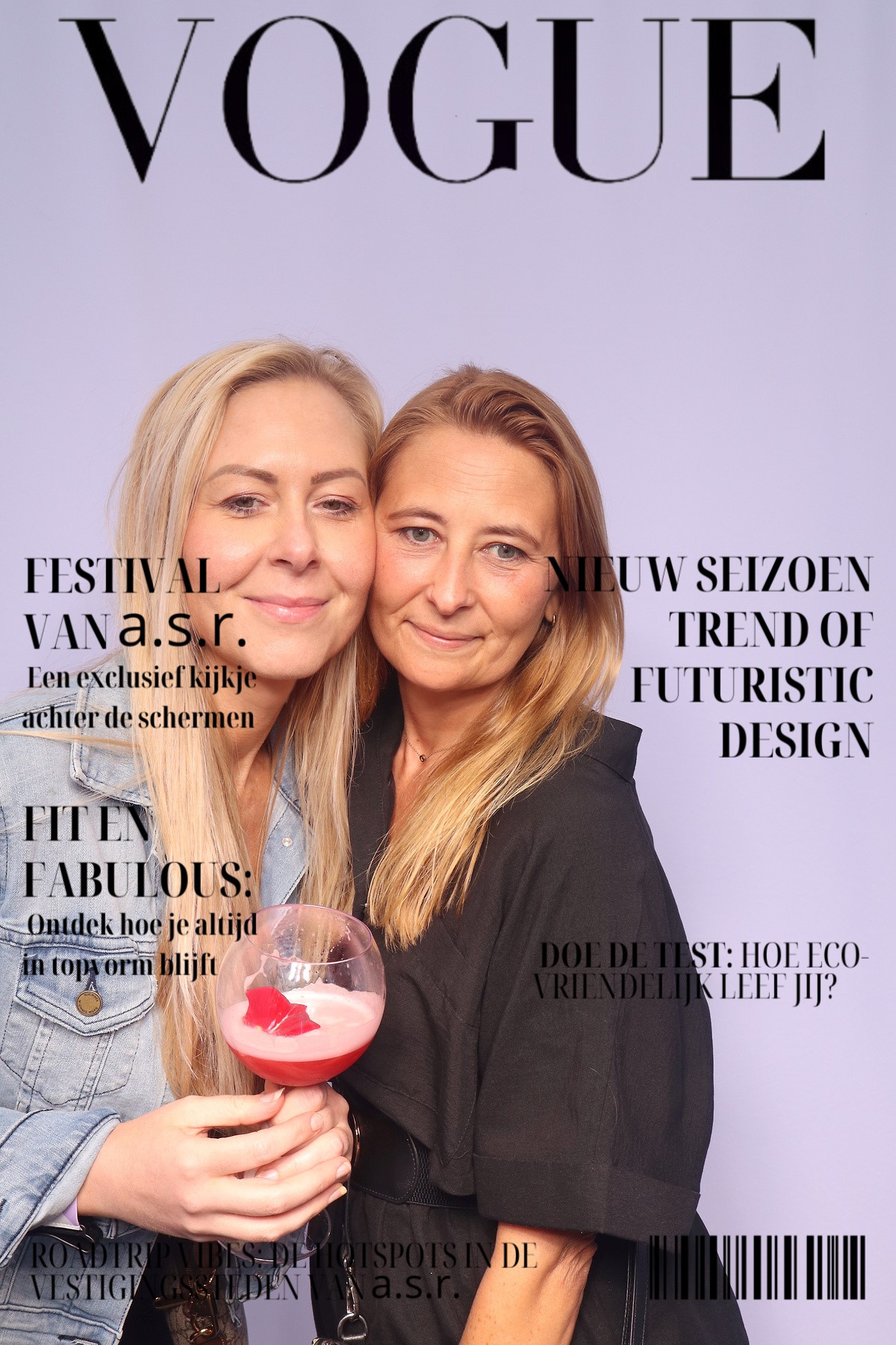 Magazinecover in de huisstijl van a.s.r.