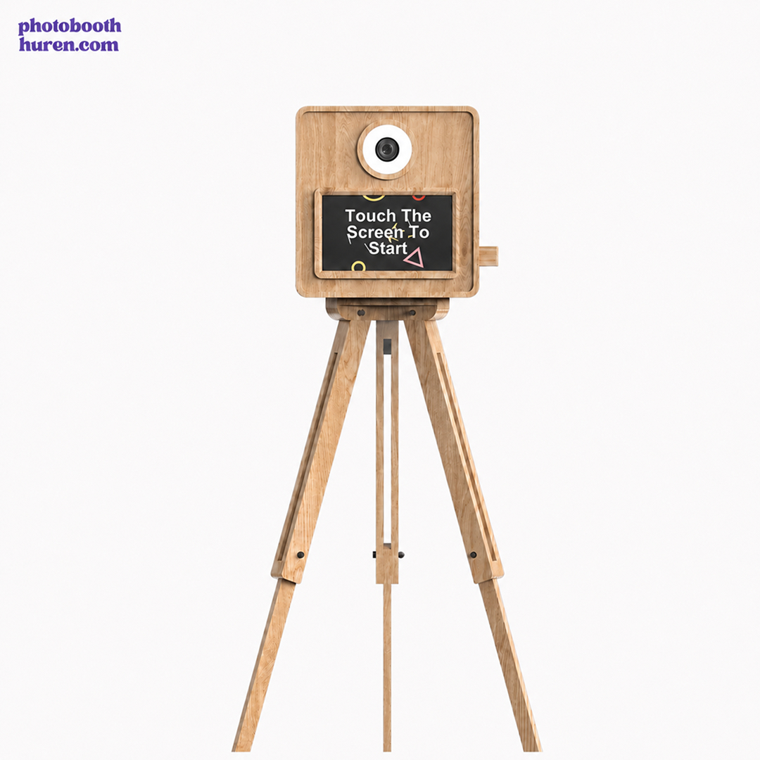 Houten photobooth
